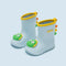 Bottes de Pluie Bébé Dinosaure
