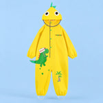 Combinaison de Pluie Dino Jaune - Vignette | Kidipluie