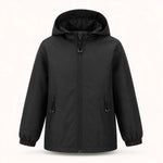 Veste Imperméable Fourrée Noire - Vignette | Kidipluie