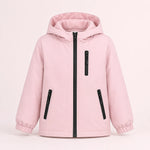 Veste Imperméable Fourrée Rose - Vignette | Kidipluie