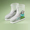 Surchaussures de pluie enfant ours aviateur transparentes fond vert - packshot