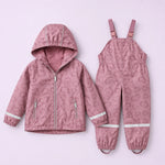 Ensemble de Pluie Nuages Roses - Vignette | Kidipluie