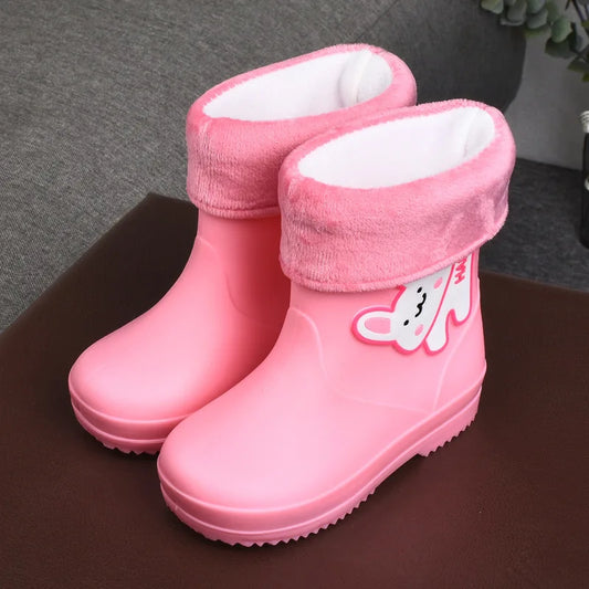 Bottes de Pluie Fourrées Lapin