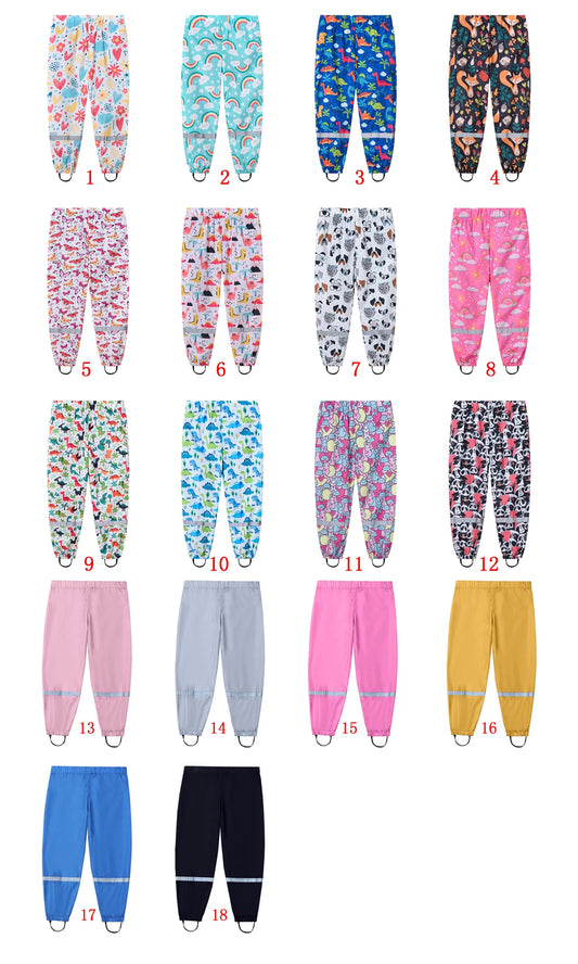 Pantalon de Pluie Arc-en-ciel Bleu