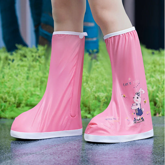 Surchaussures Hautes Lapin Rose