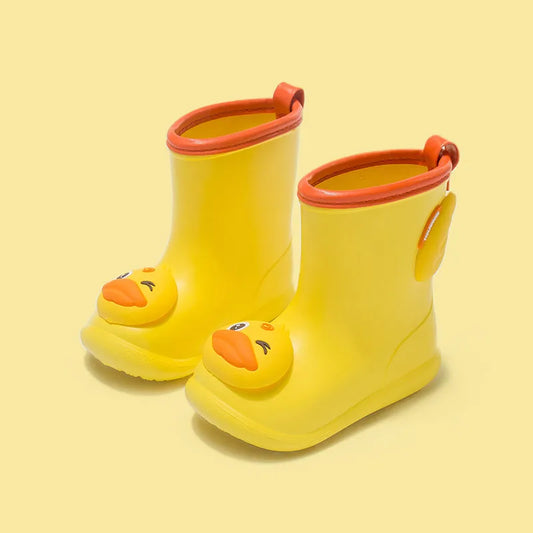 Bottes de Pluie Bébé Canard Jaune