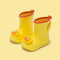 Bottes de Pluie Bébé Canard Jaune