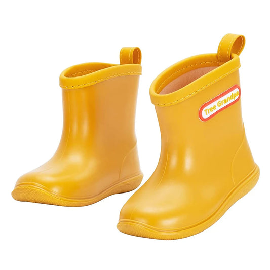 Bottes de Pluie Enfant Jaune Moutarde
