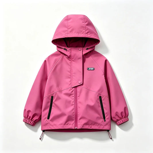 Veste Coupe-Vent Imperméable Rose