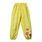 Pantalon de Pluie Fleur Brodée