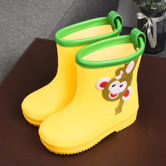 Bottes de Pluie Fourrées Petit Singe