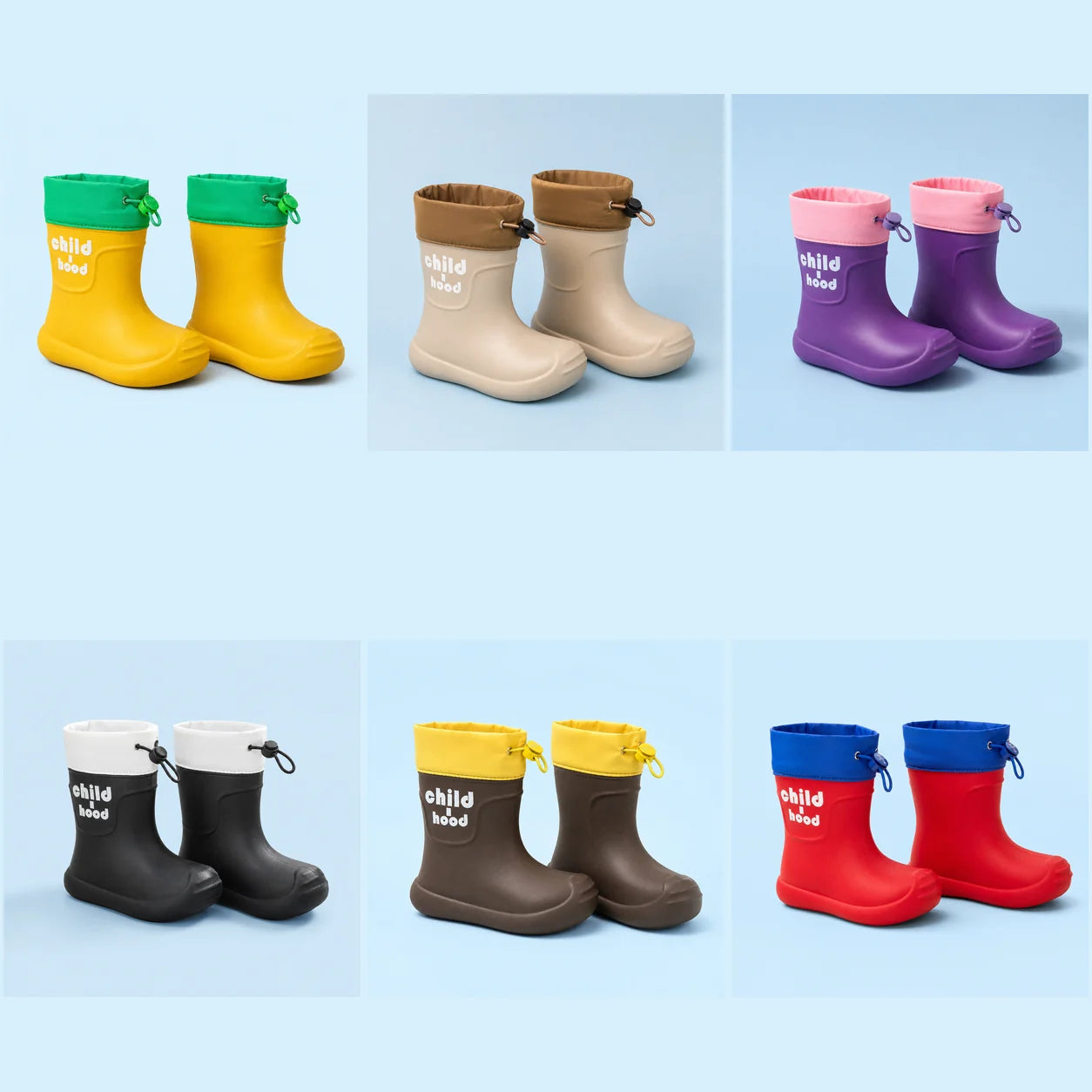 Bottes Bicolores childhood - 6 coloris