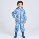 Ensemble de Pluie Licorne Bleu - Vignette | Kidipluie