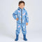 Ensemble de pluie licorne bleu enfant porte