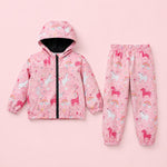 Ensemble de Pluie Arc-en-ciel Rose - Vignette | Kidipluie