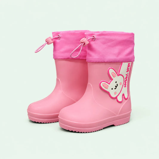 Bottes de pluie fourrees lapin