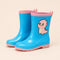 Bottes de pluie enfant dino bleu