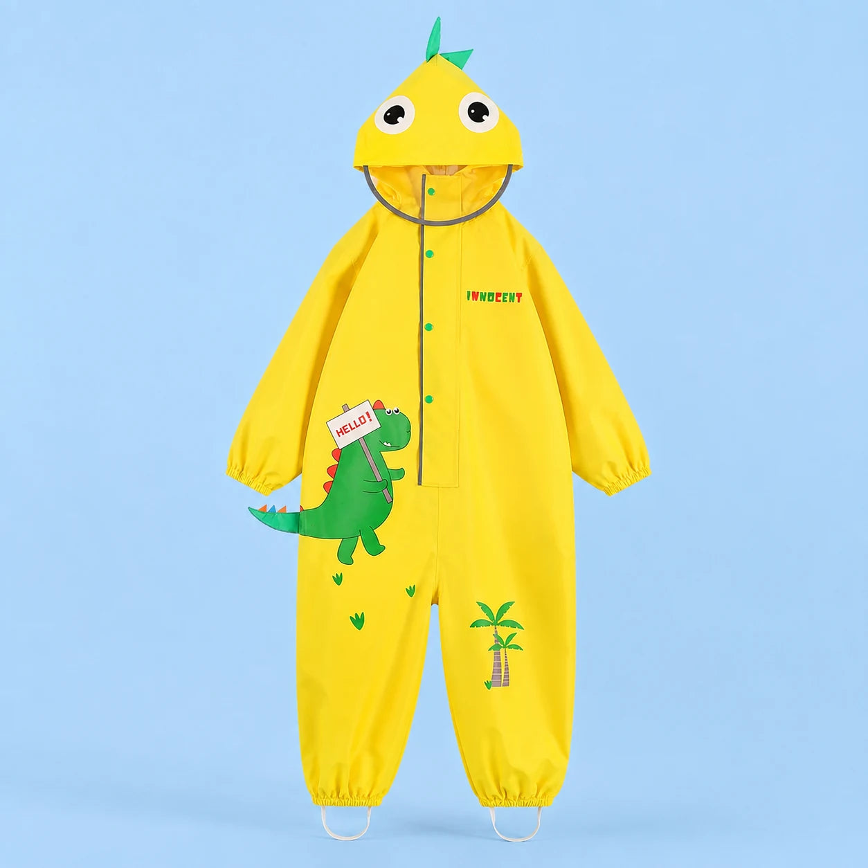 Combinaison dino jaune - packshot