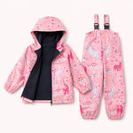 Ensemble de Pluie Licorne Rose - Vignette | Kidipluie