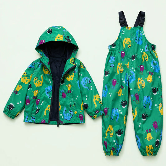Ensemble dinosaure vert - packshot