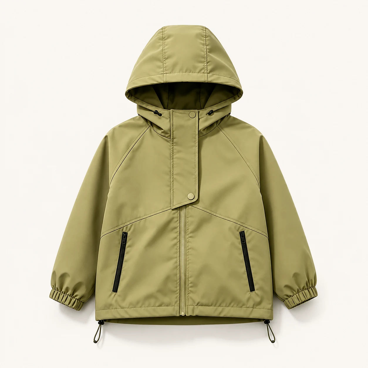 Veste coupe-vent kaki - packshot