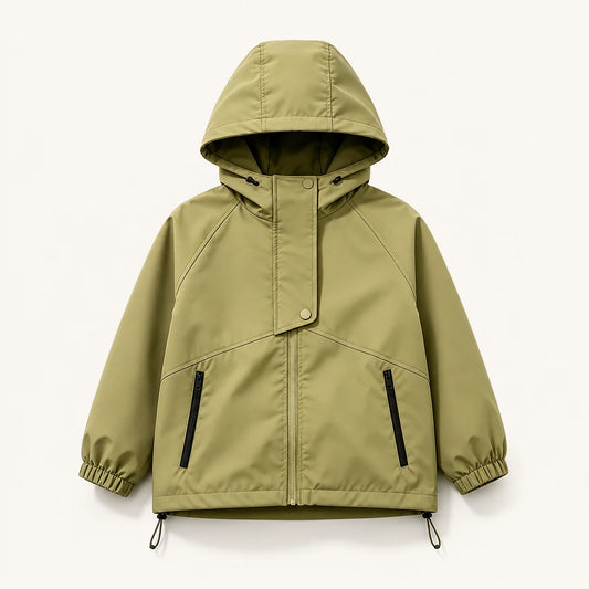 Veste coupe-vent kaki - packshot