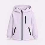 Veste Imperméable Fourrée Lilas - Vignette | Kidipluie