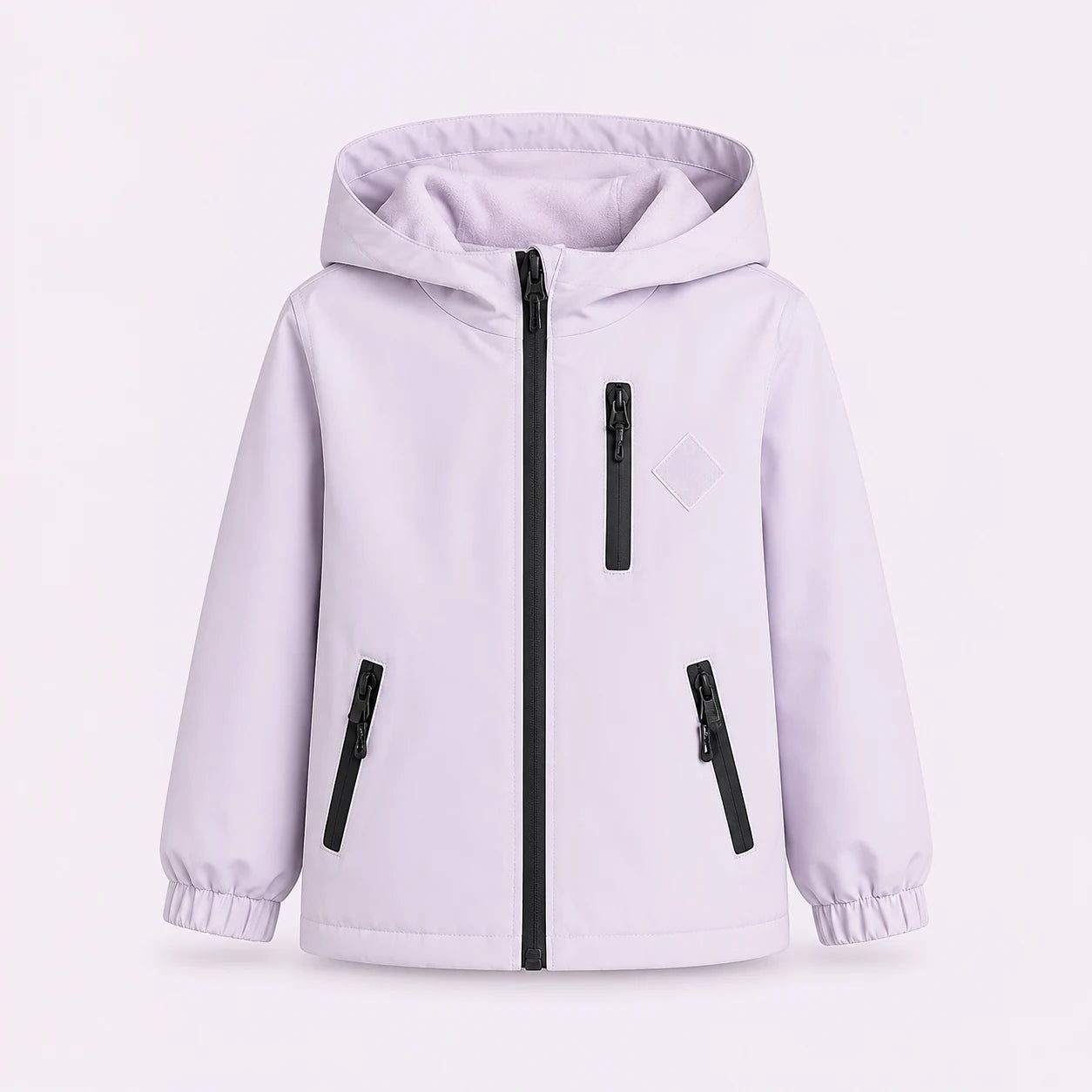 Veste impermeable lilas - packshot