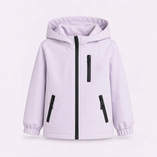 Veste impermeable lilas - packshot
