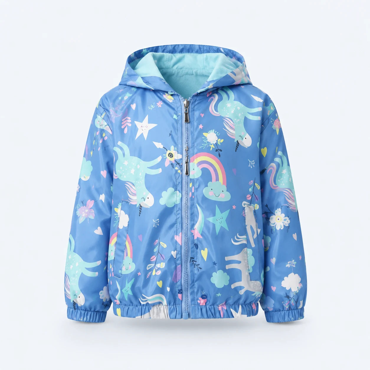 Veste legere licorne bleu - packshot