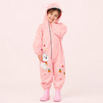 Combinaison de Pluie Lapin Rose - Vignette | Kidipluie