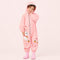 Combinaison de pluie lapin rose enfant portee