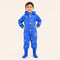 Combinaison de pluie espace bleu enfant portee