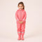 Ensemble de pluie reflechissant rose enfant porte