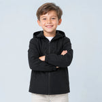 Veste Imperméable Fourrée Noire - Vignette | Kidipluie