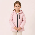 Veste Imperméable Fourrée Rose - Vignette | Kidipluie