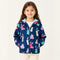 Veste legere enfant lapins bleu marine portee