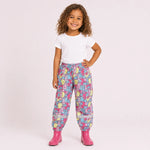 Pantalon de Pluie Patchwork Rose - Vignette | Kidipluie
