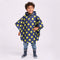 Poncho de pluie a pois porte - packshot
