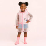 Cape de Pluie Licorne Rose - Vignette | Kidipluie