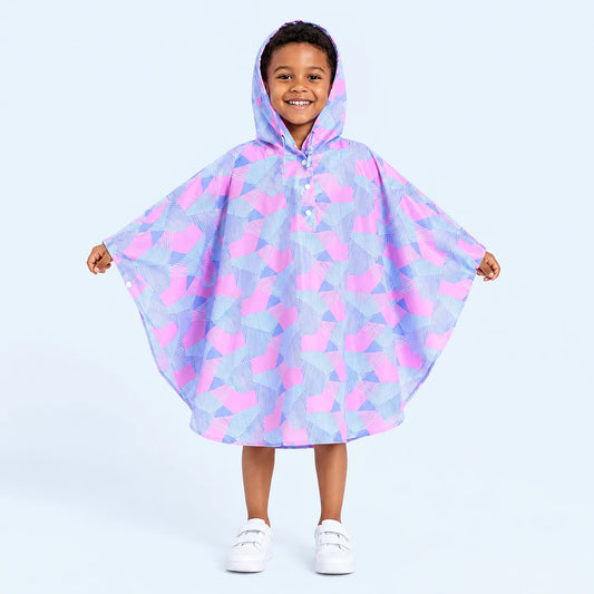 Poncho de pluie triangles porte - packshot