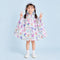 Poncho de pluie lapins et oiseaux porte - packshot