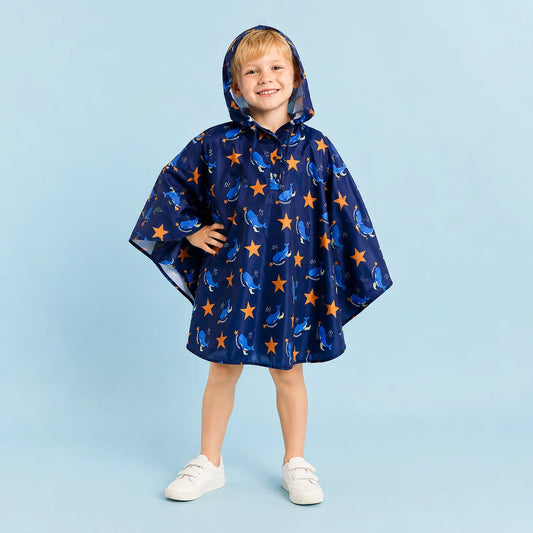 Poncho de pluie etoiles porte - packshot