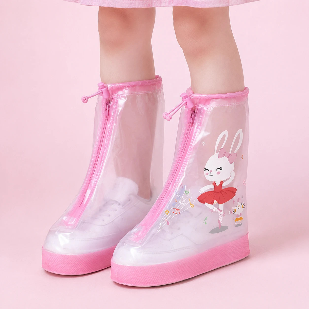 Surchaussures lapin danseuse portees - focus pieds