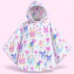 Poncho de Pluie Lapins et Oiseaux - Vignette | Kidipluie