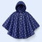 Poncho de pluie enfant a petits pois - packshot produit seul fond pastel