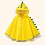 Poncho de Pluie à Visière Dino Jaune - Vignette | Kidipluie