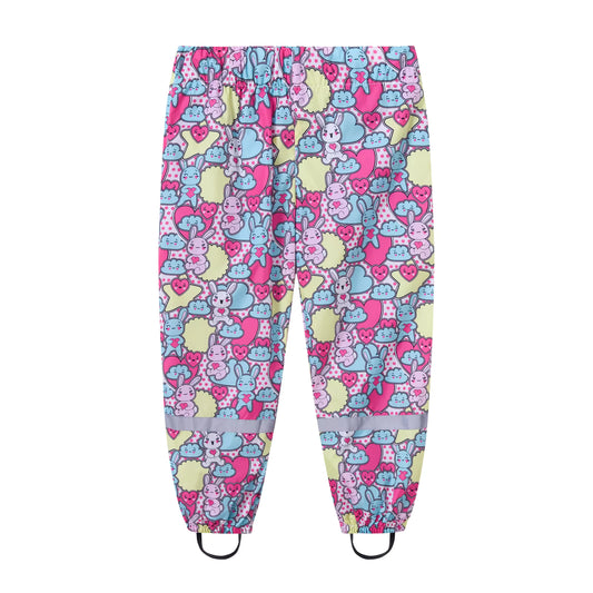Pantalon de Pluie Patchwork Rose