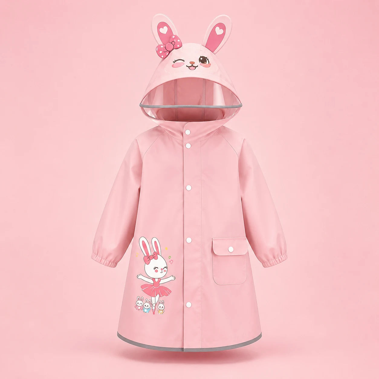 Imperméable à Visière pour Fille — packshot studio