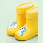 Bottes de Pluie Licorne Fourrées - Vignette | Kidipluie